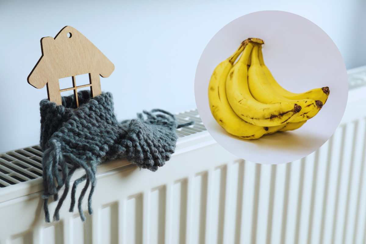 il trucco della banana per riscaldare casa